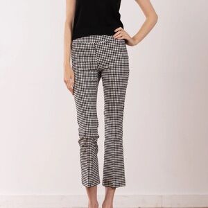 Avenue Montaigne Leo Pant in Check Black